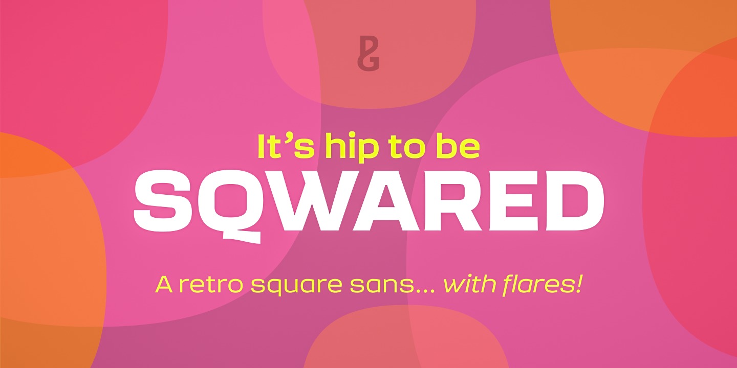 Sqwared Thin Font preview
